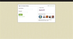 Desktop Screenshot of houstonhistory.com